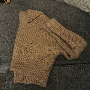 Brown crop sweater